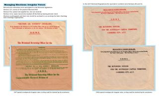 DIE GESCHÄFTE DES AUSTRALISCHER WAHLAMTES – Blatt 38