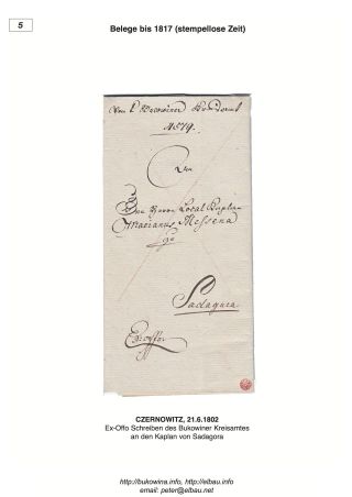 BUKOWINA – Blatt 5