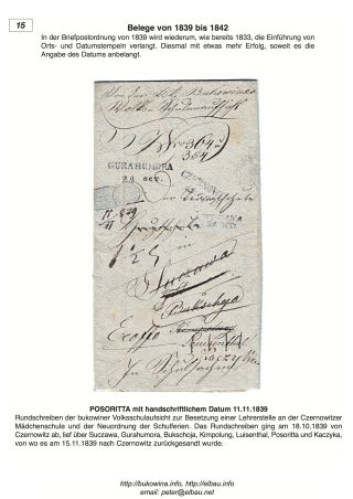 BUKOWINA – Blatt 15