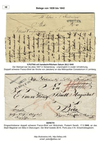 BUKOWINA – Blatt 16