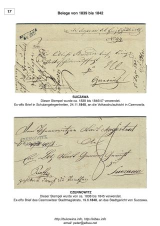 BUKOWINA – Blatt 17