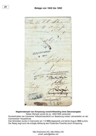 BUKOWINA – Blatt 21