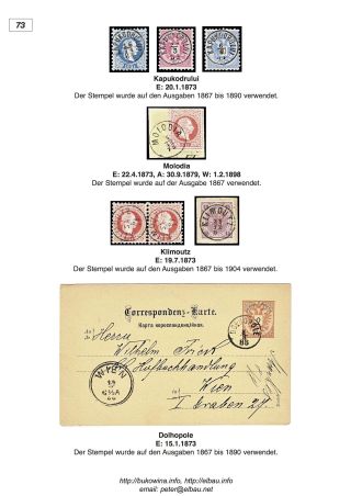 BUKOWINA – Blatt 73