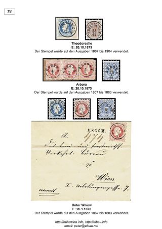BUKOWINA – Blatt 74