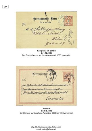 BUKOWINA – Blatt 79
