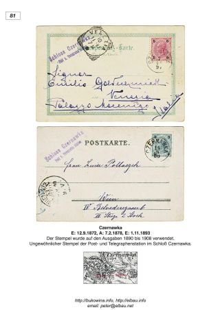 BUKOWINA – Blatt 81