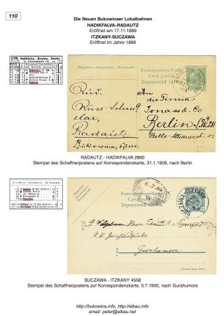 BUKOWINA – Blatt 110