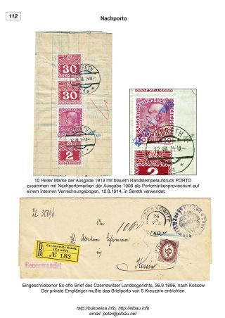 BUKOWINA – Blatt 112