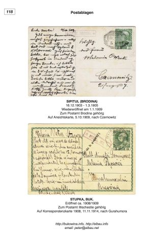 BUKOWINA – Blatt 118