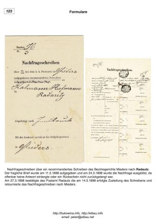 BUKOWINA – Blatt 123