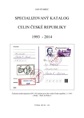 SPECIALIZOVANÝ KATALOG CELIN ČESKÉ REPUBLIKY 1993-2014 – list 1
