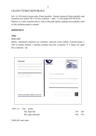 SPECIALIZOVANÝ KATALOG CELIN ČESKÉ REPUBLIKY 1993-2014 – list 9
