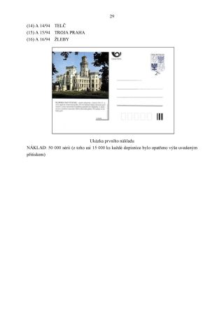 SPEZIALKATALOG FÜR GANZSACHEN DER TSCHECHISCHEN REPUBLIK 1993-2014 – Blatt 29