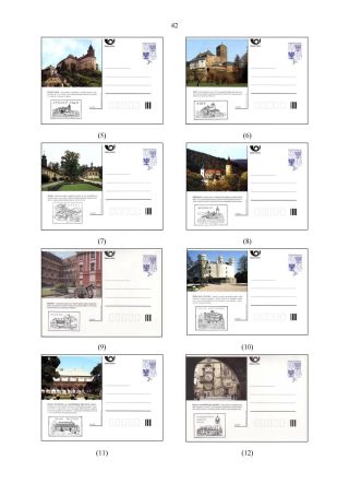 CZECH REPUBLIC - SPECIALISED CATALOGUE OF POSTAL STATIONERY 1993-2014 – sheet 42