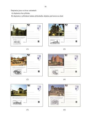 CZECH REPUBLIC - SPECIALISED CATALOGUE OF POSTAL STATIONERY 1993-2014 – sheet 50