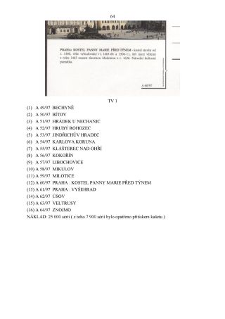 CZECH REPUBLIC - SPECIALISED CATALOGUE OF POSTAL STATIONERY 1993-2014 – sheet 64