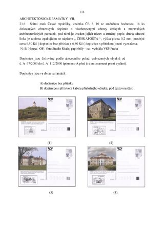 CZECH REPUBLIC - SPECIALISED CATALOGUE OF POSTAL STATIONERY 1993-2014 – sheet 114