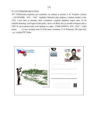 CZECH REPUBLIC - SPECIALISED CATALOGUE OF POSTAL STATIONERY 1993-2014 – sheet 136