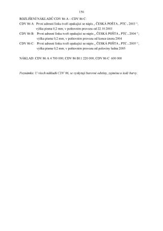 CZECH REPUBLIC - SPECIALISED CATALOGUE OF POSTAL STATIONERY 1993-2014 – sheet 156