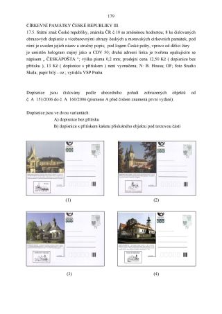 CZECH REPUBLIC - SPECIALISED CATALOGUE OF POSTAL STATIONERY 1993-2014 – sheet 179