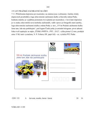 CZECH REPUBLIC - SPECIALISED CATALOGUE OF POSTAL STATIONERY 1993-2014 – sheet 242