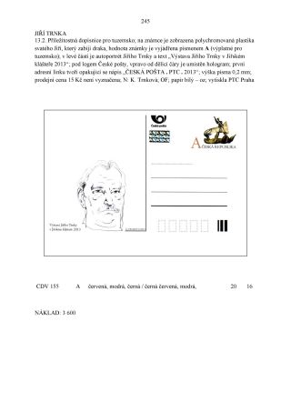 CZECH REPUBLIC - SPECIALISED CATALOGUE OF POSTAL STATIONERY 1993-2014 – sheet 245