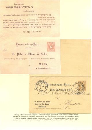 RAKOUSKÉ DOPISNICE "DVOUHLAVÁ ORLICE" VYDÁNÍ 1883, 1884, 1888 a 1890 – list 132