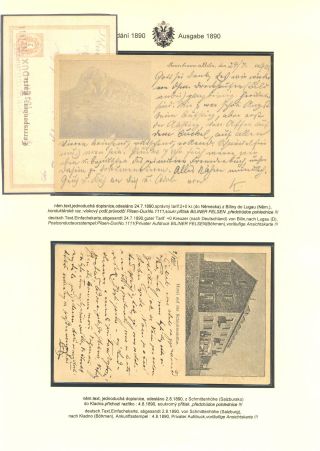 RAKOUSKÉ DOPISNICE "DVOUHLAVÁ ORLICE" VYDÁNÍ 1883, 1884, 1888 a 1890 – list 161
