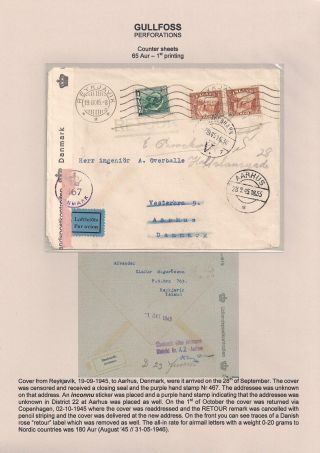 THE "GULLFOSS" POSTAGE STAMPS – sheet 24