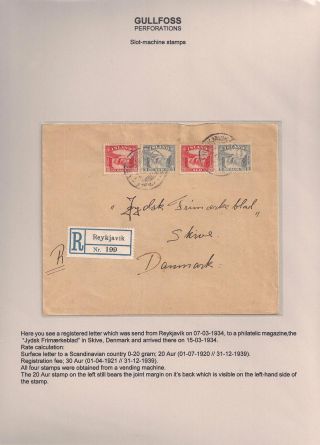 THE "GULLFOSS" POSTAGE STAMPS – sheet 31