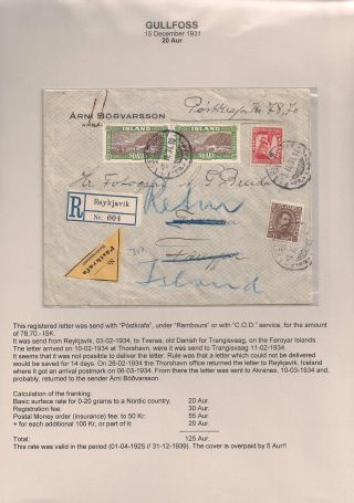 THE "GULLFOSS" POSTAGE STAMPS – sheet 48