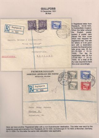 THE "GULLFOSS" POSTAGE STAMPS – sheet 53