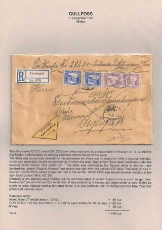 THE "GULLFOSS" POSTAGE STAMPS – sheet 55