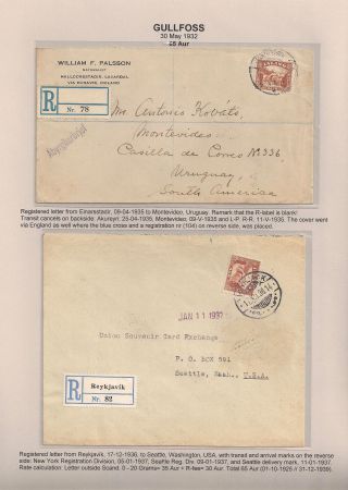 THE "GULLFOSS" POSTAGE STAMPS – sheet 66