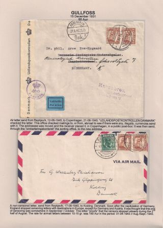 THE "GULLFOSS" POSTAGE STAMPS – sheet 68