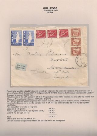 THE "GULLFOSS" POSTAGE STAMPS – sheet 72