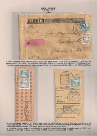 THE "GULLFOSS" POSTAGE STAMPS – sheet 76
