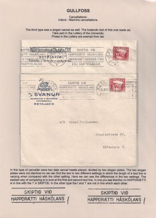 THE "GULLFOSS" POSTAGE STAMPS – sheet 80