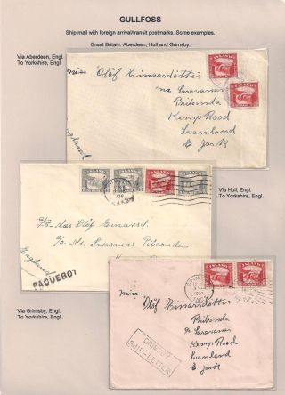 THE "GULLFOSS" POSTAGE STAMPS – sheet 90