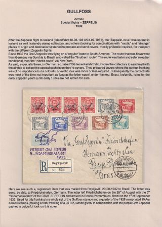 THE "GULLFOSS" POSTAGE STAMPS – sheet 96