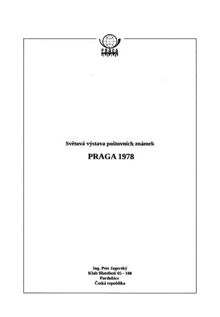 WORLD POSTAGE STAMPS EXHIBITON PRAGA 1978 – sheet 1