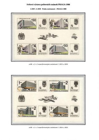 SVĚTOVÁ VÝSTAVA POŠTOVNÍCH ZNÁMEK PRAGA 1988 – list 27