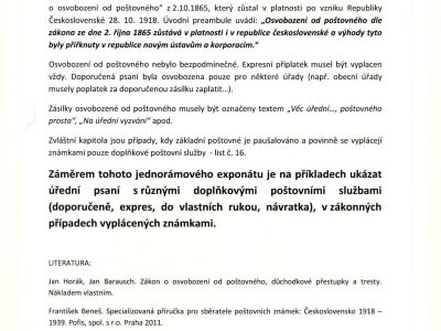 REGISTERED AND EXPRESS OFFICIAL LETTERS AT A TIME OF CZECHOSLOVAK REPUBLIK 1918-1939