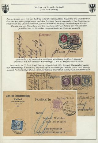 1920 PLEBISCITE TERRITORY MARIENWERDER, REGION MARIENBURG – sheet 6