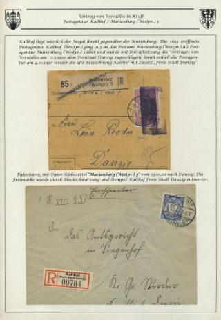 1920 PLEBISCITE TERRITORY MARIENWERDER, REGION MARIENBURG – sheet 7