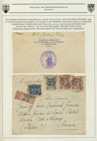 1920 PLEBISCITE TERRITORY MARIENWERDER, REGION MARIENBURG – sheet 16
