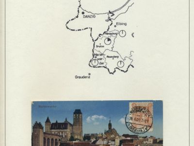 1920 PLEBISCITNÍ ÚZEMÍ MARIENWERDER, KRAJ MARIENBURG