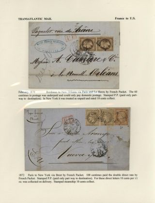 FRANCIE - ZAOCEÁNSKÁ POŠTA DO SPOJENÝCH STÁTŮ (1839-1900) – list 28