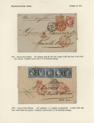 FRANCIE - ZAOCEÁNSKÁ POŠTA DO SPOJENÝCH STÁTŮ (1839-1900) – list 31