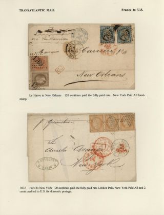 FRANCIE - ZAOCEÁNSKÁ POŠTA DO SPOJENÝCH STÁTŮ (1839-1900) – list 32